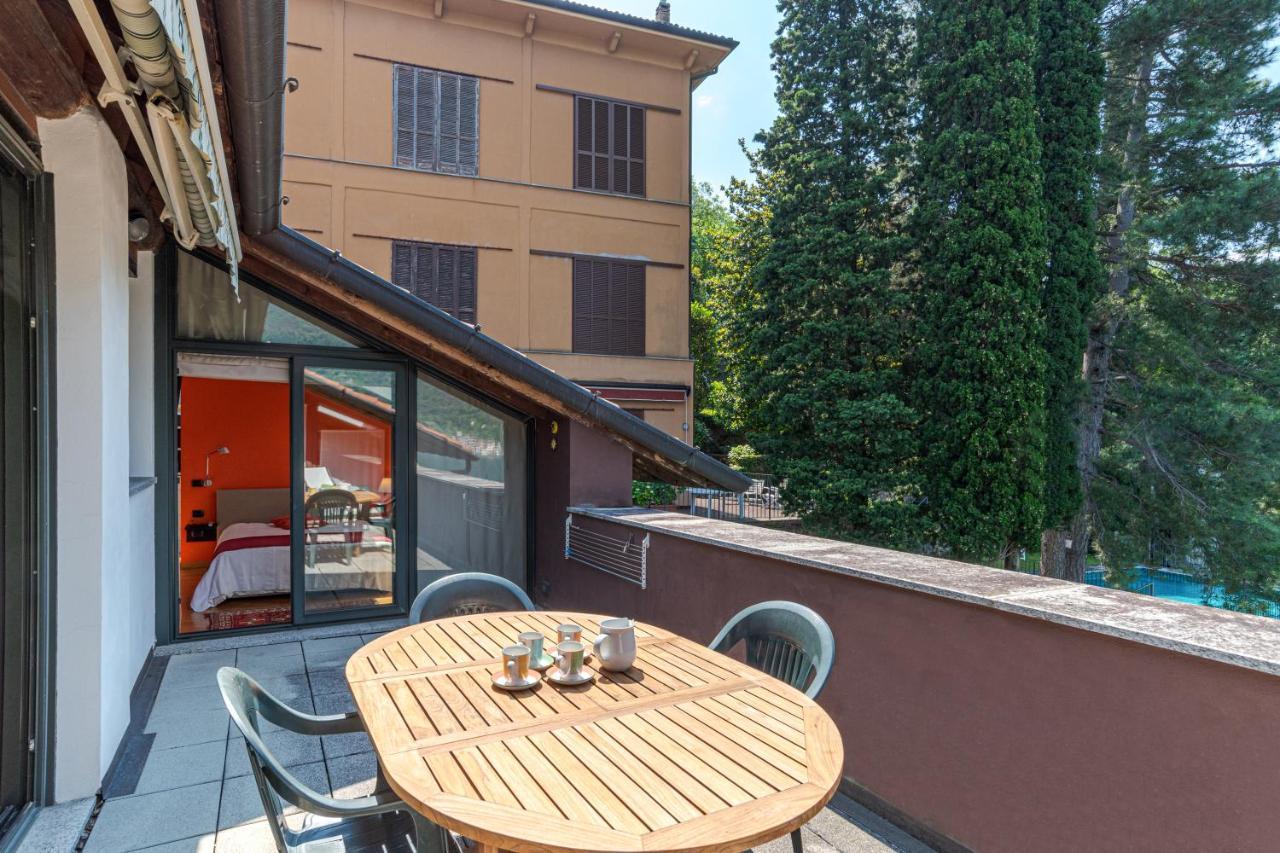 Apartmán Apt With Terrace And Shared Pool! Lake View! Nesso Exteriér fotografie